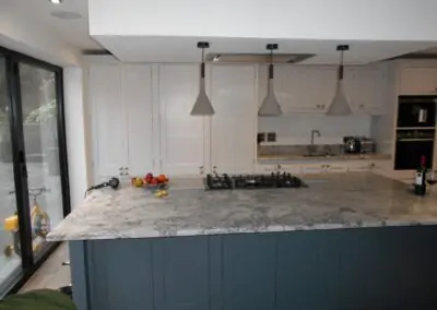 The Kitchen Painter Cheam grey island